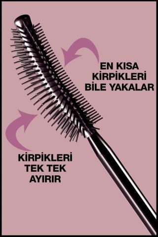 Maybelline New York Lash Sensational Waterproof Suya Dayanıklı Yelpaze Etkili Siyah Maskara