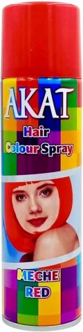 Akat Gardi Kırmızı Renkli Saç Spreyi Geçici Boya 150 ml