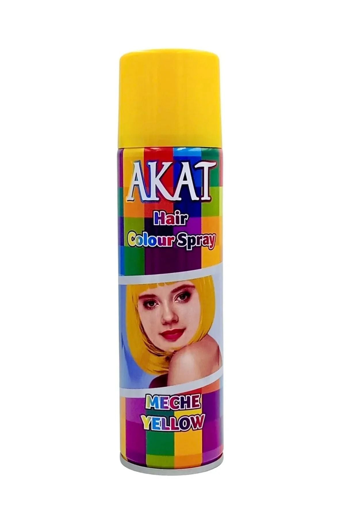 Akat Gardi Sarı Renkli Saç Spreyi Geçici Boya 150 ml