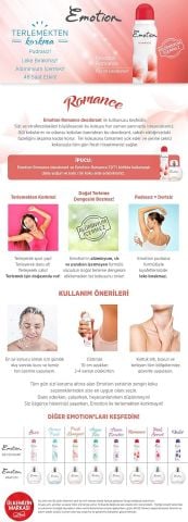 Emotion Romance Kadın Sprey Deodorant 150 ml