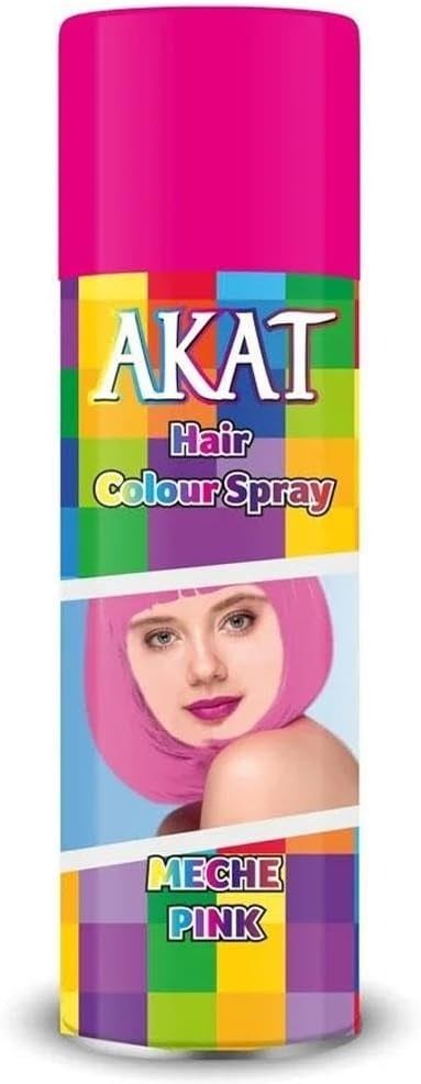 Akat Gardi Pembe Renkli Saç Spreyi Geçici Boya 150 ml