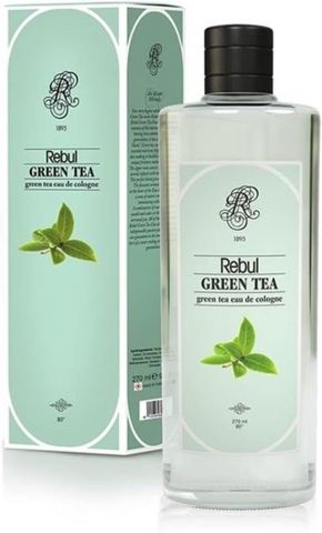 Rebul Kolonya 270 Ml Cam Şişe Green Tea