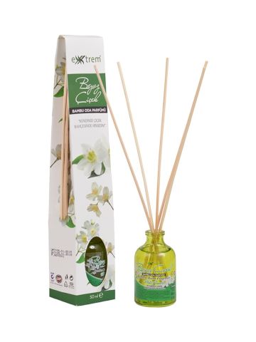 Extrem Bambu Beyaz Çiçek Çubuklu Oda Kokusu 50 Ml