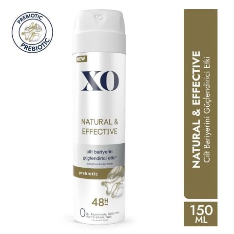 Xo Natural & Effective Kadın Deodorant 150 Ml