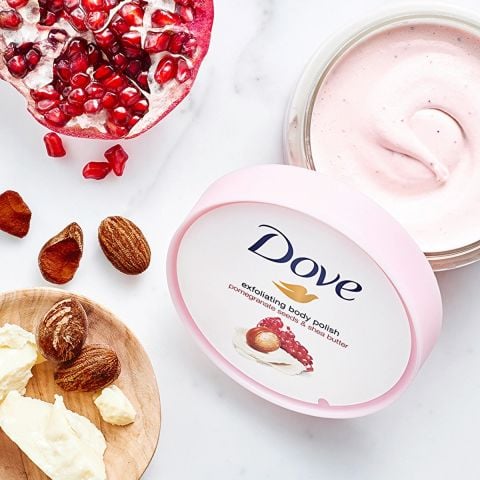 Dove Vücut Peelingi Nar Çekirdeği Ve Shea Yağı 225 ml