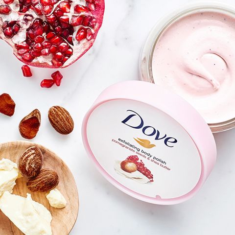 Dove Vücut Peelingi Nar Çekirdeği Ve Shea Yağı 225 ml