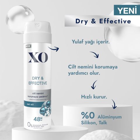 Xo Dry & Effective Kadın Deodorant 150 Ml
