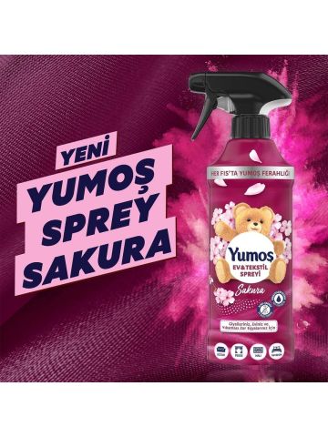 Yumoş Ev Ve Tekstil Giyisi Spreyi Sakura 450 ml