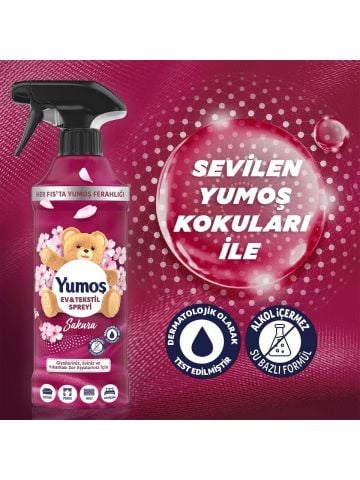 Yumoş Ev Ve Tekstil Giyisi Spreyi Sakura 450 ml