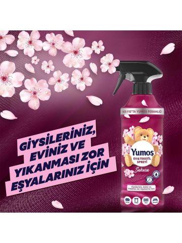Yumoş Ev Ve Tekstil Giyisi Spreyi Sakura 450 ml