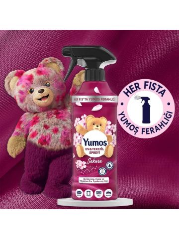 Yumoş Ev Ve Tekstil Giyisi Spreyi Sakura 450 ml