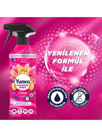 Yumoş Ev Ve Tekstil Giyisi Spreyi Orkide 450 ml