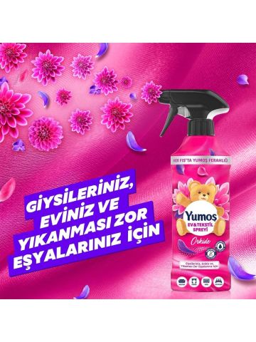 Yumoş Ev Ve Tekstil Giyisi Spreyi Orkide 450 ml