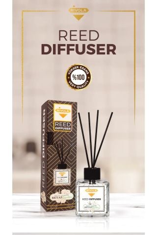 Rivola Bambu Çubuklu Oda Kokusu Beyaz Çiçekler