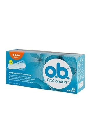 O.B. Pro Comfort Super Tampon 16'lı