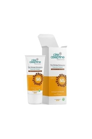 Cire Aseptine Sun Güneş Koruyucu Yüz Kremi Yaşlanma ve Leke Karşıtı Spf50 50 ml
