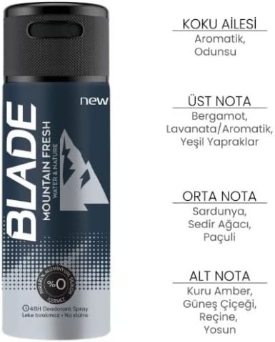 Blade Mountain Fresh Deodorant 150 ml