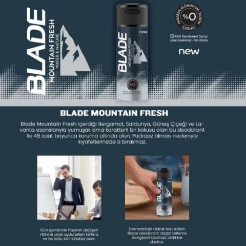 Blade Mountain Fresh Deodorant 150 ml