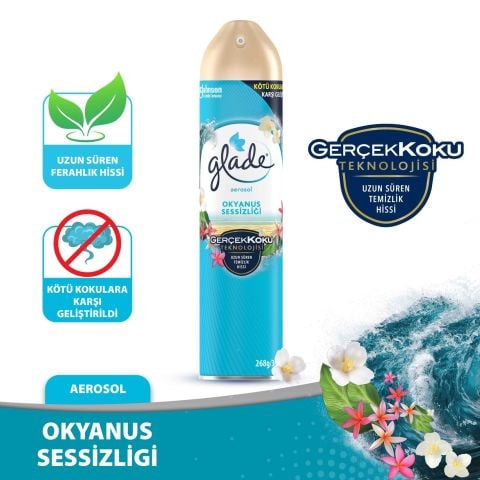 Glade Aerosol Okyanus Sessizliği Oda Kokusu 300 ml