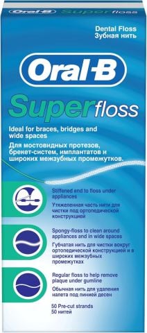 Oral-B Diş İpi Super Floss 50 Adet