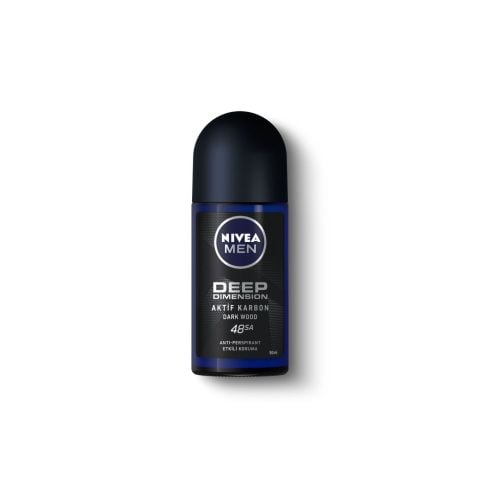 NIVEA Men Dark Wood Deep Dimension Erkek Roll-On Deodorant 50 ml