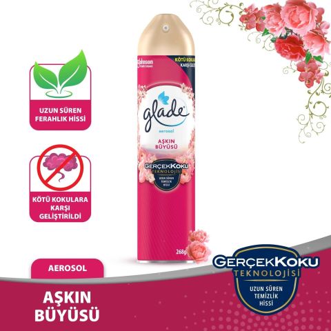 Glade Aerosol Aşkın Büyüsü Oda Kokusu 300 ml