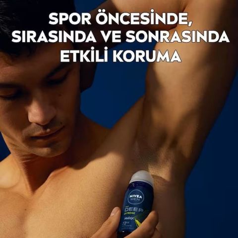 Nivea Men Deep Extreme Erkek Roll-on Deodorant 50Ml