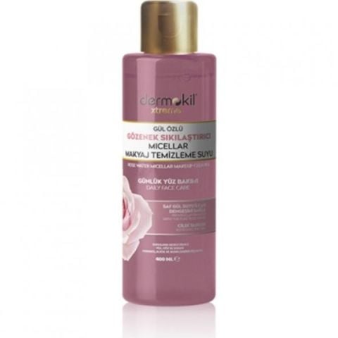 Dermokil Gül Özlü Gözenek Sıkılaştırıcı Makyaj Temizleme Suyu 400ml