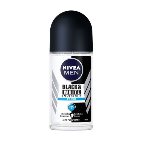 NIVEA Men Black&White Fresh Erkek Roll On Deodorant 50 ml