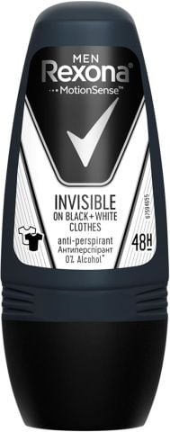 Rexona Men MotionSense Invisible On Black&White Clothes Erkek Roll On 50ml