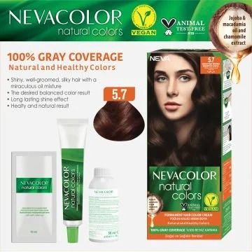 Neva Color Saç Boyası Seti 5.7 Kışkırtıcı Kahve