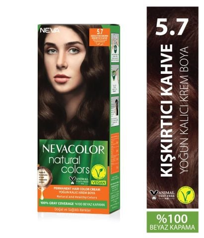 Neva Color Saç Boyası Seti 5.7 Kışkırtıcı Kahve
