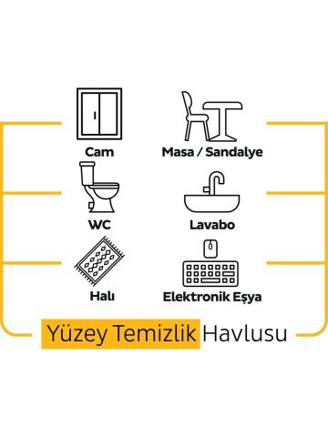 Sleepy Arap Sabunu Katkılı Yüzey Temizlik Havlusu 100 Yaprak