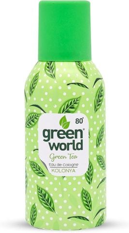 Green World Aerosol Kolonya Green Tea 150 Ml