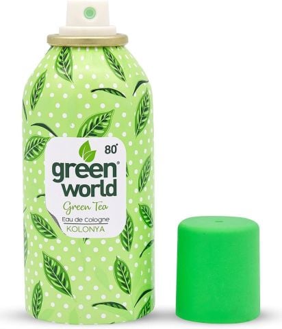 Green World Aerosol Kolonya Green Tea 150 Ml