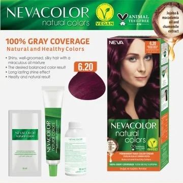Neva Color Saç Boyası Seti 6.20 Orkide Moru