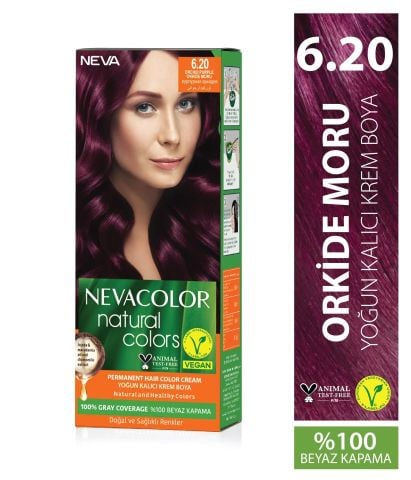 Neva Color Saç Boyası Seti 6.20 Orkide Moru