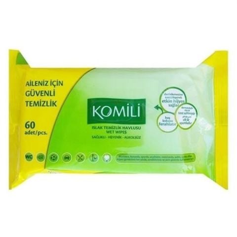 Komili Islak Havlu 60 Yaprak