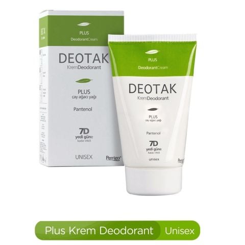 Deotak Plus Çay Ağacı Yağı Krem Deodorant 35 ml Unisex