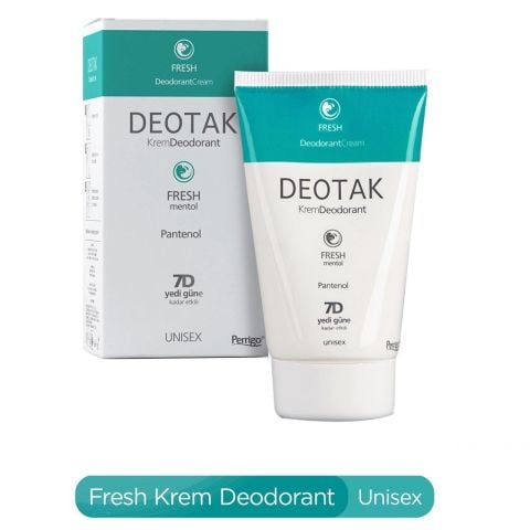 Deotak Fresh Mentol Krem Deodorant 35 ml Unisex