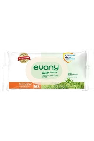Evony Hijyenik Temizleme Mendili 50'li