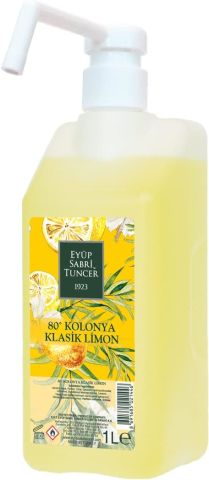 Eyüp Sabri Tuncer Klasik Limon Kolonya Sprey Başlıklı 1 Litre