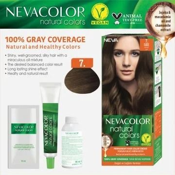 Neva Color Saç Boyası Seti 7 Kumral