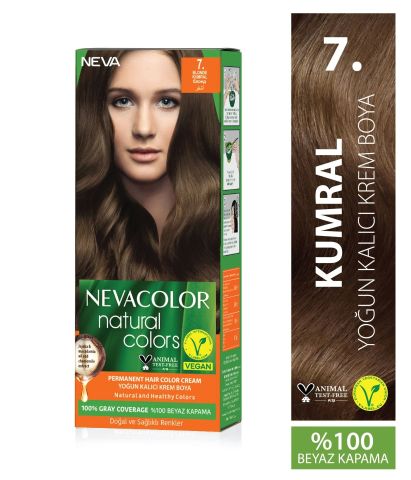 Neva Color Saç Boyası Seti 7 Kumral