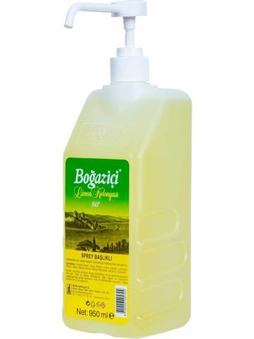 Boğaziçi 80° Limon Kolonyası Pompalı 950 ml