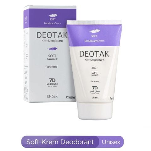 Deotak Soft Hassas Cilt Krem Deodorant 35 ml Unisex