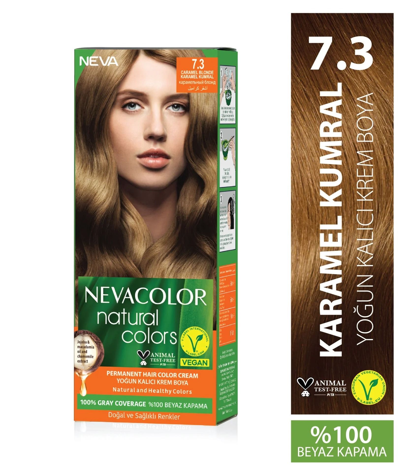 Neva Natural Color Saç Boya Seti 7.3