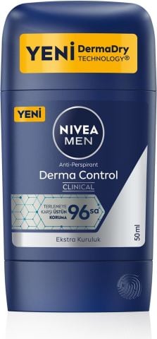 NIVEA MEN Derma Control Clinical Erkek Stick Deodorant 50 ml