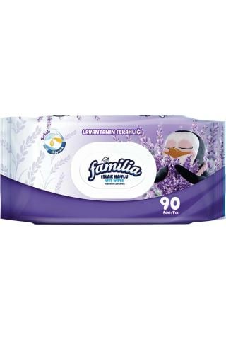 Familia Lavantanın Ferahlığı Islak Havlu Mendil 90 Yaprak