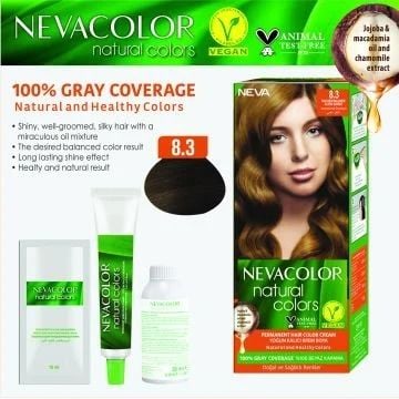 Neva Color Saç Boyası Seti 8.3 Altın Sarısı